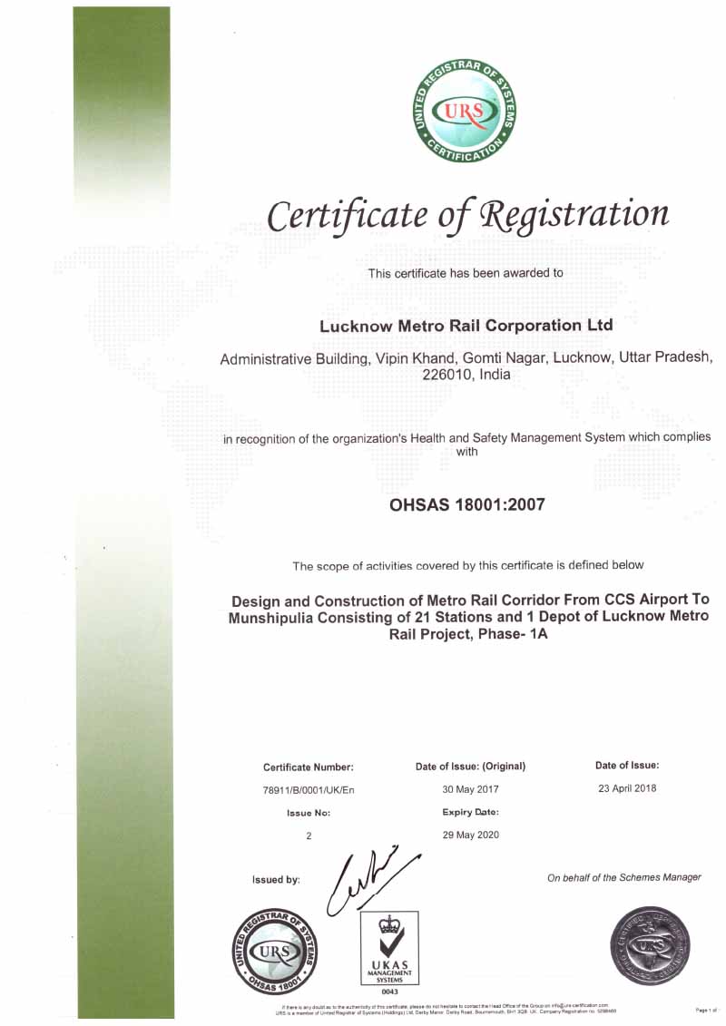 LMRC certificates